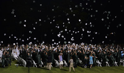 Hats of to the graduates